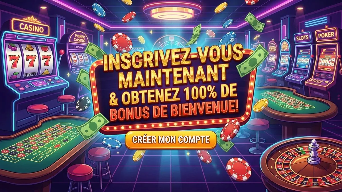 Inscription avec bonus